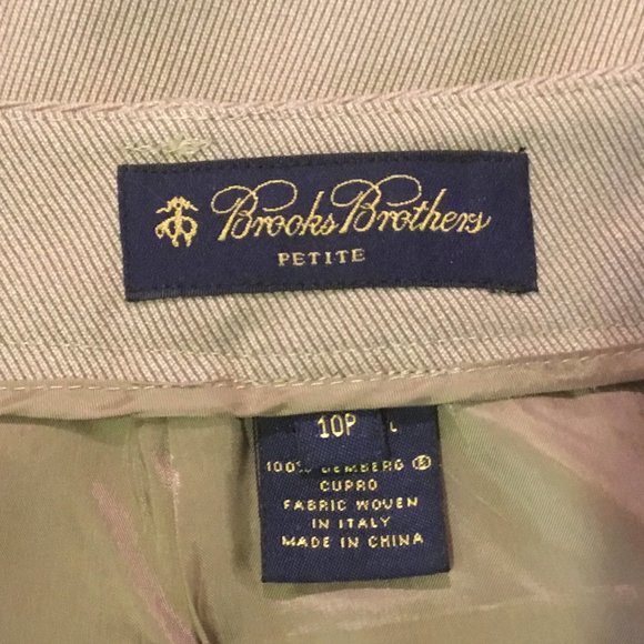 Brooks Brothers Tan Skirt  (like new) - Picture 3 of 3